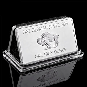 Germany Buffalo Silver Bar ( 1 Troy Ounce )