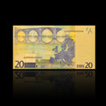 Euro Gold Foil Banknote Note